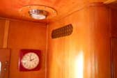 Beautifully Honey Gold Wood Paneling in 1950 Spartanette Tandem Trailer